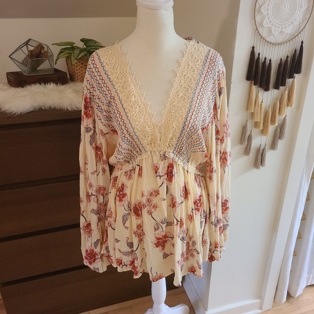 Nostalgia baby doll tunic